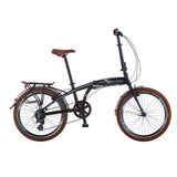 Salcano SLCN400 HD 24 Jant 8 Vites Siyah Katlanabilir Bisiklet
