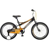 Salcano Wolf 20 Jant BMX Hafif Aluminyum Kadro Siyah Turuncu Çocuk Bisikleti