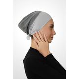 Şalcenneti.com Nefes Alan Fileli Klimalı Bone – Önü Dikişsiz, Günlük ve Spor Kullanım İçin Gri Rengi