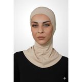 Şalcenneti.com Pratik Boyunluklu Ninja Bone – Bej Kaymaz Terletmez Esnek Günlük Kullanım | Şal Cenneti