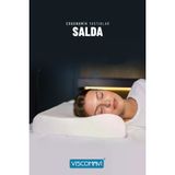 Salda Ergonomik Visco Yastik Ortopedik Hafizali Visco Yastik 60X39x11-9 Cm