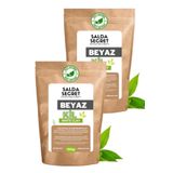 Salda Secret Beyaz Kil Doğal Yüz Maskesi 1000 gr x 2 Adet Toz - Kil Maskesi - Indian Healing Clay