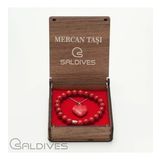 Saldives Mercan Doğaltaş Kolye ve Bileklik