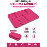 Salemoon Katlanabilir Oturma Minderi – Kamp Minderi, ve Outdoor Aktiviteler Için Hafif ve Taşınabilir Kamp Matı - Pembe