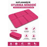 SALEMOON Katlanabilir Oturma Minderi – Pembe Kamp Minderi, Outdoor Aktiviteler İçin Hafif ve Taşınabilir Kamp Matı