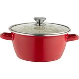 Salentino Kızartma Tenceresi - Kırmızı - 22 cm