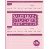 Sales Lead Tracker: Mega 150 Pages - A4 Client Contact & Customer Prospects Follow-up Notebook for Entrepreneurs, Small Business & Sales Teams.