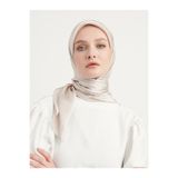 Şaless Tesettür Kadın Janjan-janjanlı Krinkıl Abiye Eşarp-taş- 100x100cm