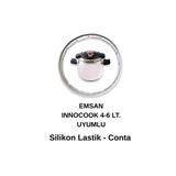 SaLFaT Emsan innocook UYUMLU 4-6 Litre Düdüklü Tencere Lastiği - Yedek Conta