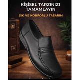 Salık Rok Hakiki Deri Günlük Ayakkabi - 0 - Siyah
