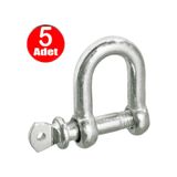 Salıncak 10Mm Zincir Kilidi U Mapa Vidalı Bağlantı -5 Adet