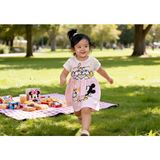 Salıncak Love Minnie Kalp Detaylı Bayramlık Kız Bebek Elbise - 18 Ay - 00406 Pembe