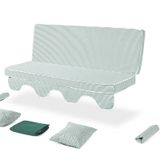 Salincak Minder Takimi 3 Kisilik (Sungerli) -Minder: Yesil Cizgili Tente: Yesil