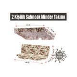 Salıncak Minder Takımı(Süngerli)2 Kişilik Salıncak Minder -I.Gülü cok-renkli