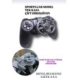 Salıncak Ps4 Dualshock Mini Direksiyon G R I (Sport Car Model) Metal Rulmanlı - Gri