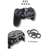 Salıncak Ps4 Mini Direksiyon AMG + Direksiyon Seti GRİ Kasa (Metal Rulmanlı)