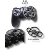 Salıncak Ps4 Mini Direksiyon Audi + Direksiyon Seti ( G R İ ) Metal Rulmanlı