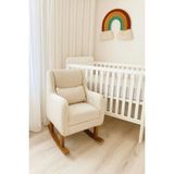 Sallanan Çocuk Berjeri Puffy Kumaş (03-09 Yaş) - Krem - Cappuccino