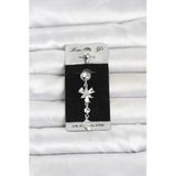 Sallantılı Zirkon Taşlı Model Göbek Piercing - Ebj260516w42324