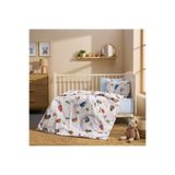 SALLHOMEE “Araba Desenli 4 Parça Bebek Nevresim Takımı – %100 Yumuşak Kumaş
