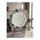 Sally Home İsim Yazılı Özel Kutulu 41'li Krem Şakayık Buketi - Gelin, Mezuniyet & Sevgiliye Hediye