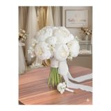 Sally Home Premium Yapay Şakayık Gelin Buketi- DAMAT YAKA ÇİÇEĞİ
