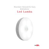 SalMall Hareket sensörlü Sarj Edilebilir Gece lambası, duvar lambası, dolap lambası
