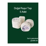SalMall Ruşur Taşı 5'li | Doğal Cilt Arındırıcı İran Hamam Taşı
