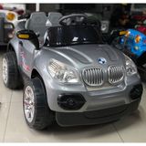 Salman Bisiklet Bmw 12 Volt Uzaktan Kumandalı 50 kg Kapasiteli Akülü Araba - Gri