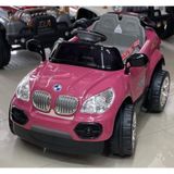 Salman Bisiklet Bmw 12 Volt Uzaktan Kumandalı 50 kg Kapasiteli Akülü Araba - Pembe