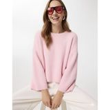 Salome Butik Oversize Yumoş Kazak - Pembe - Standart