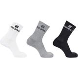 Salomon 3-Pack Everyday Crew Çorap Erkekler İçin Beyaz Renk ve Yüksek Konfor - 36 - 38