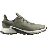 Salomon Alphacross 4 Goretex Mens Sneaker Yağmur Geçirmez Nefes Alabilen Outdoor Yürüyüş Ayakkabısı Yeşil