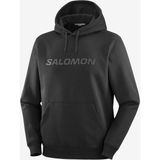 Salomon Big Logo Hoodie Erkek Siyah Sweatshirt - XL