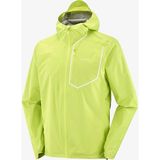Salomon Bonattı Pro Erkek Yağmurluk Acid Lime LC2769700 - XL - Yeşil