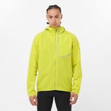 Salomon BONATTI TRAIL Erkek Yağmurluk Sulphur Spring LC2254000 - Sarı - 2XL