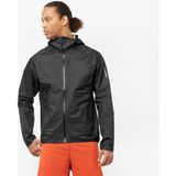 Salomon Bonatti Waterproof Erkek Yağmurluk - Siyah - 2XL