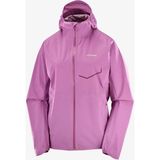 Salomon Bonattı Waterproof Kadın Yağmurluk Iris Orchid LC2770100 - XS - Pembe