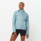Salomon Bonatti Waterproof Kadın Yağmurluk - Mavi - XS