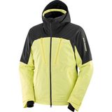 Salomon Brilliant Erkek Sarı Kayak Ceketi