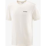 Salomon Chest Logo Regular Erkek Tişört Whisper White LC2675800 - Krem