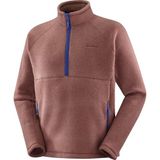Salomon CHROMA Fleece Polar PULLOV HZ M Erkek Fleece Polar Rom Kuru Üzüm M