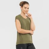 Salomon Comet Kadın T-Shirt LC1485200 - XS - Yeşil