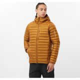 Salomon Elixir Micro Down Erkek Kapüşonlu Kaz Tüyü Mont - Sarı - Kahverengi