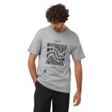 Salomon, Erkek, RUNNING GRAPHIC SS TEE M, Koşu T-Shirt, Gri/Beyaz, M