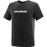 Salomon, Erkek, SAL LOGO PERF SS TEE M, T-Shirt, Siyah, S