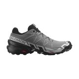 Salomon Erkek Speedcross 6 Patika Koşu Ayakkabısı, Gri/Siyah, 46 Beden