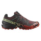 Salomon Erkek Speedcross 6 Sneaker, Std, Rum Üzüm/Kiraz Domates/Konyak, 8