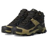 Salomon Erkek X Ultra 5 Mid GTX Yürüyüş Ayakkabısı, Turba/Gri Yeşil/Mavi Geceler, 42 EU