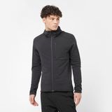 Salomon Essential Lightwarm Siyah Kapüşonlu Erkek Polar